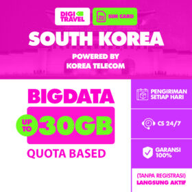 Sim Card Korea Selatan Kuota
