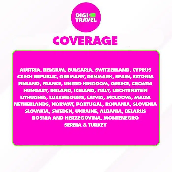 eSIM Eropa Turki Balkan Swiss Bosnia Serbia Unlimited - Image 2