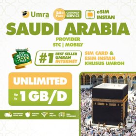 UMRA by DIGITRAVEL eSIM Arab Saudi Umroh Haji Unlimited