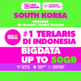 eSIM Korea Selatan Kuota