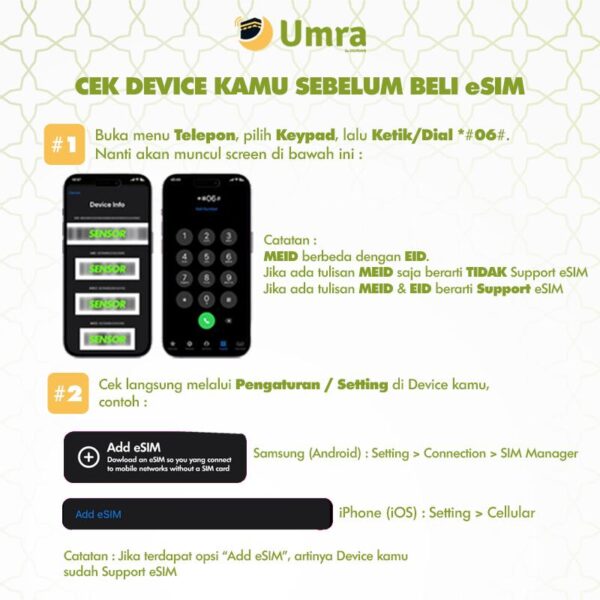 UMRA by DIGITRAVEL eSIM Arab Saudi Umroh Haji Kuota Besar Internet - Image 2