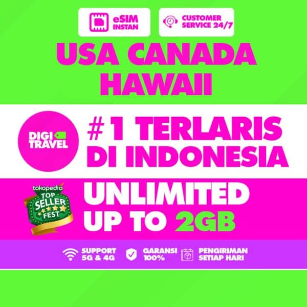 eSIM USA Canada Hawaii Unlimited