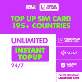 Top Up SIM Card Europe Turkey Asia Oceania Middle East America Canada Unlimited