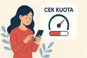 Illustrasi Cara Cek Kuota
