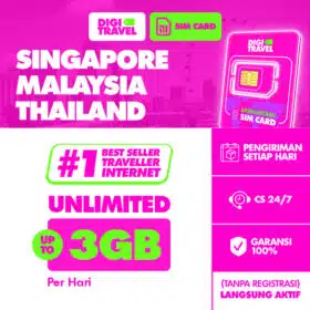 SIM Card Singapore Malaysia Thailand Unlimited Data
