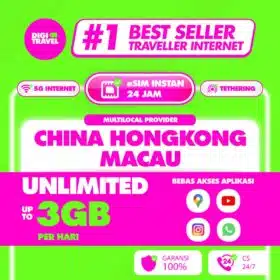 eSIM China Hongkong Macau Unlimited Include VPN